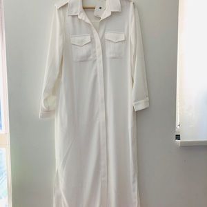 Long Women Shirt Dress